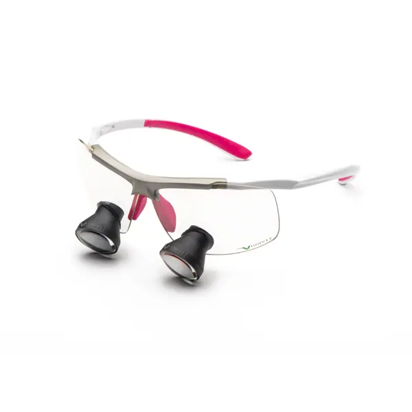 Quick Loupes White Pink Galilean Loupe