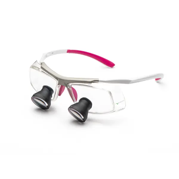 TECHNE RX White Pink Galilean Loupe